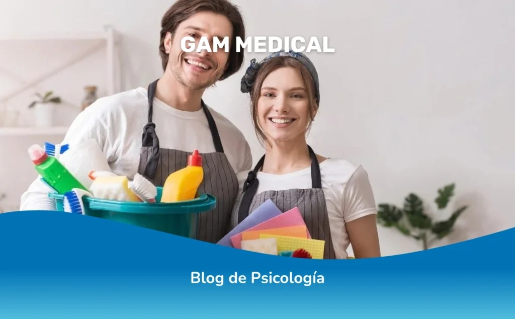 gestionar el hogar: pareja TDAH