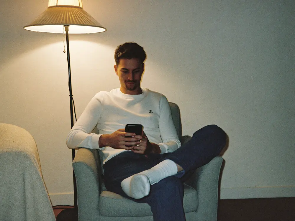 test per l’ansia online fatto a casa, in un ambiente tranquillo